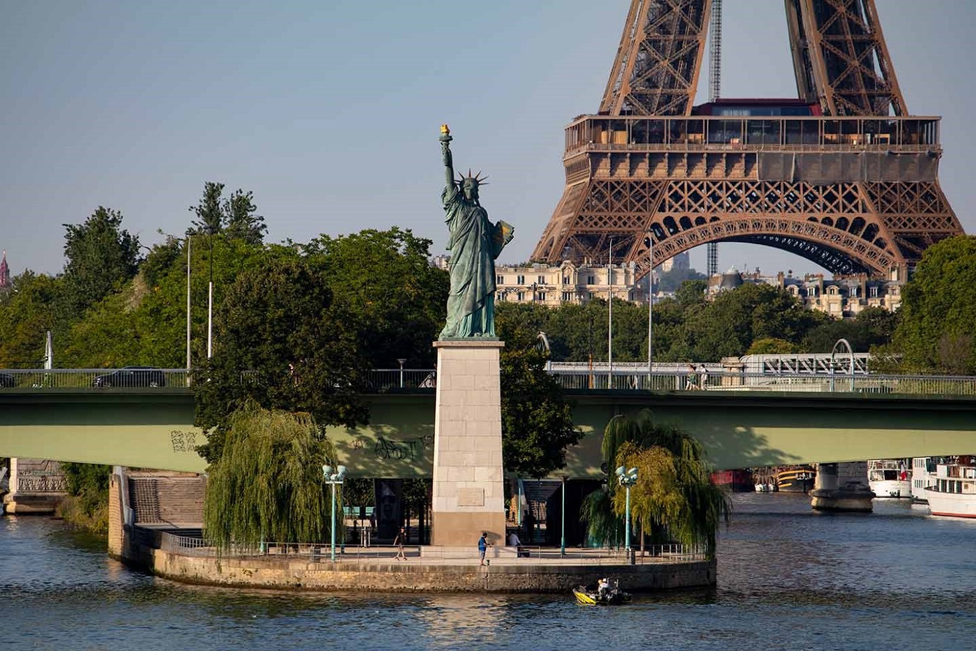 French Statue of Liberty. Photo by David Angel, delveintoeurope