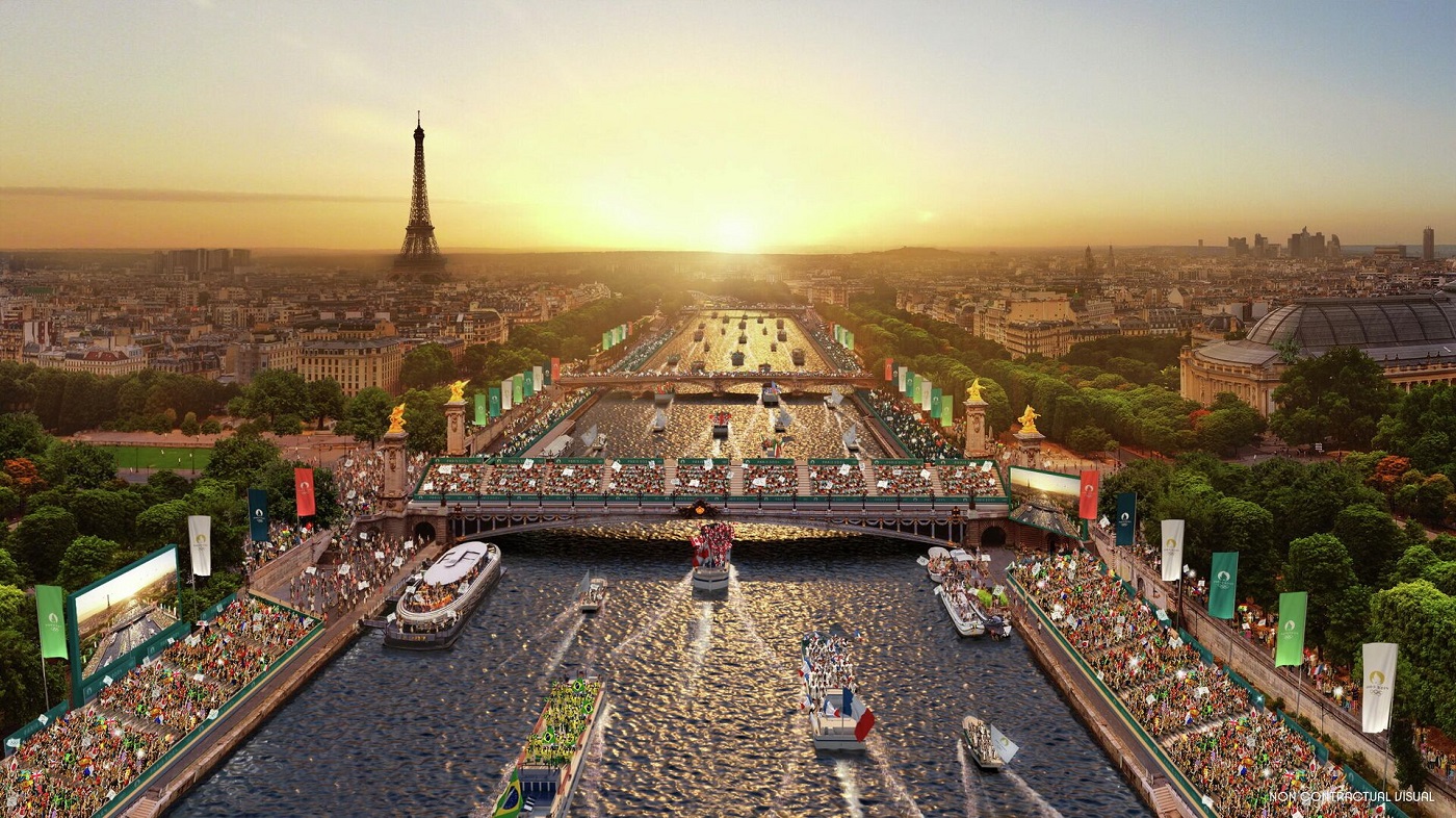 The opening of the 2024 Olympic Games in Paris will be a unique event. For the first time the river will accept him. Photo Olympics.com